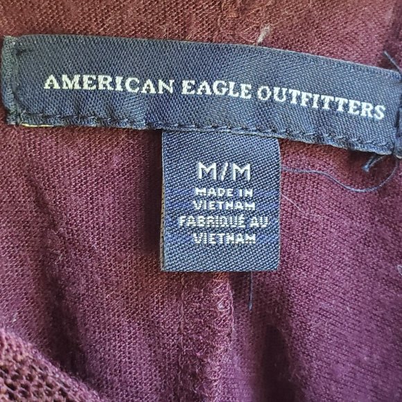 American Eagle Outfitters Lace V-Neck Blouse M - Picture 7 of 11